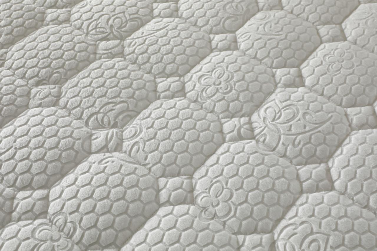 ARNO Luxury Upholstered Bed Set – Modern Platform Bed in White Puffy Fabric